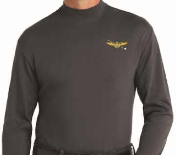 Mock Turtleneck Pilot Gray